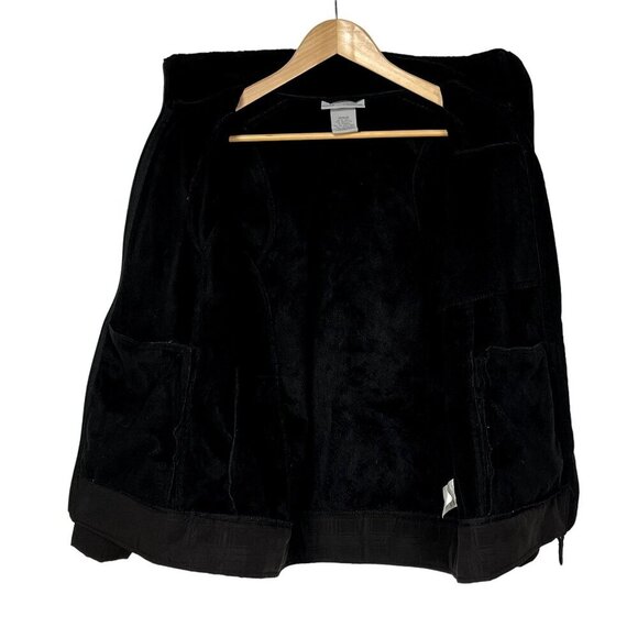 Y2K Free Country Black Fleece Lined Jacket Size Medium - Picture 3 of 8